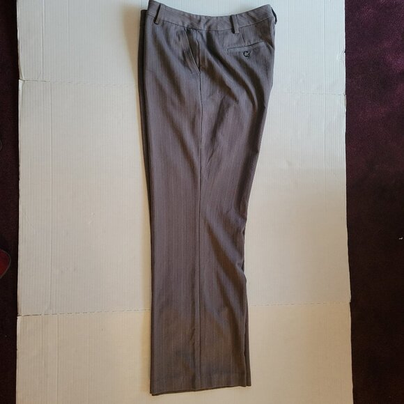Sigrid Olsen Gray Ladies Pin Striped Pants Size 14 - Picture 8 of 9
